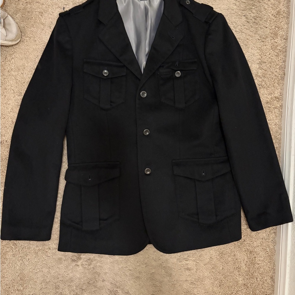 Armani Exchange Black Military Jacket
